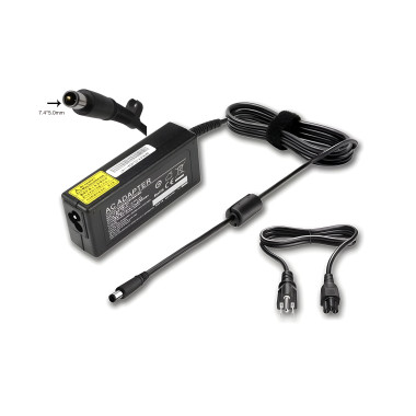 65W Replacement AC Power Adapter For HP Laptops, Desktop & All-In-One Computers, 7.4mm X 5.0mm