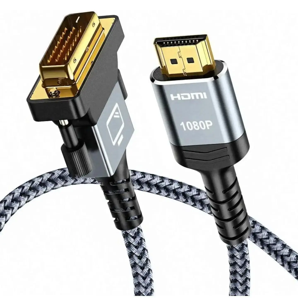 6Ft. High Quality HDMI to DVI-D Cable Bi-Directional Support 1080P HDMI ...