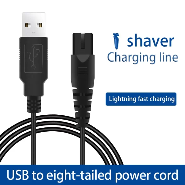 5V Replacement Power Cord for Head Shaver Trimmer Compatible with Philips, Roziapro, Telfun and More