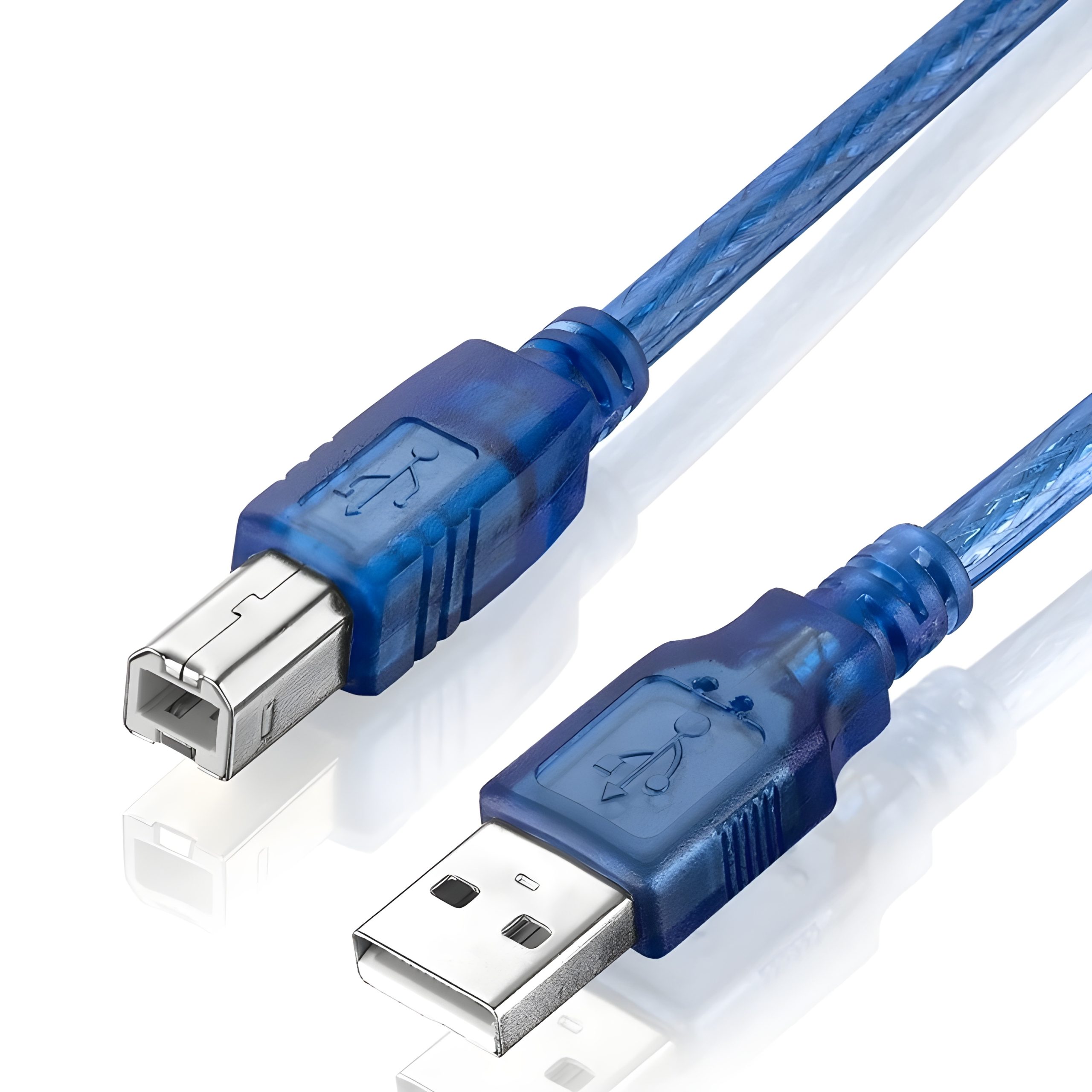 Printer Usb Output 5ft. USB Printer Cable, USB Type-A Male To USB2.0 Type-B Male Cable ...