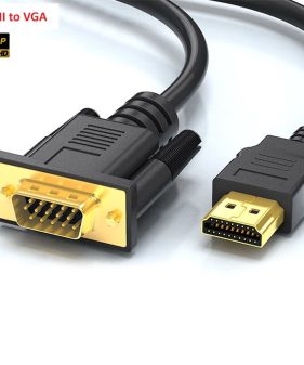 6ft. HDMI Male to VGA 15 Pin Male Converter Cable HDMI to VGA Flat HD Cable For PC Tablet laptop PC TV