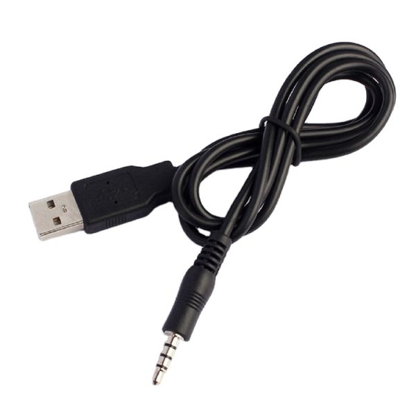 3.5mm Aux Jack to USB, Charger + Data + Sync Cable for iPod, MP3 Player, Headphones - Image 2