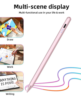 Active Stylus Pen with Palm Rejection Type-C Smart Touch Screen Pen for iPad
