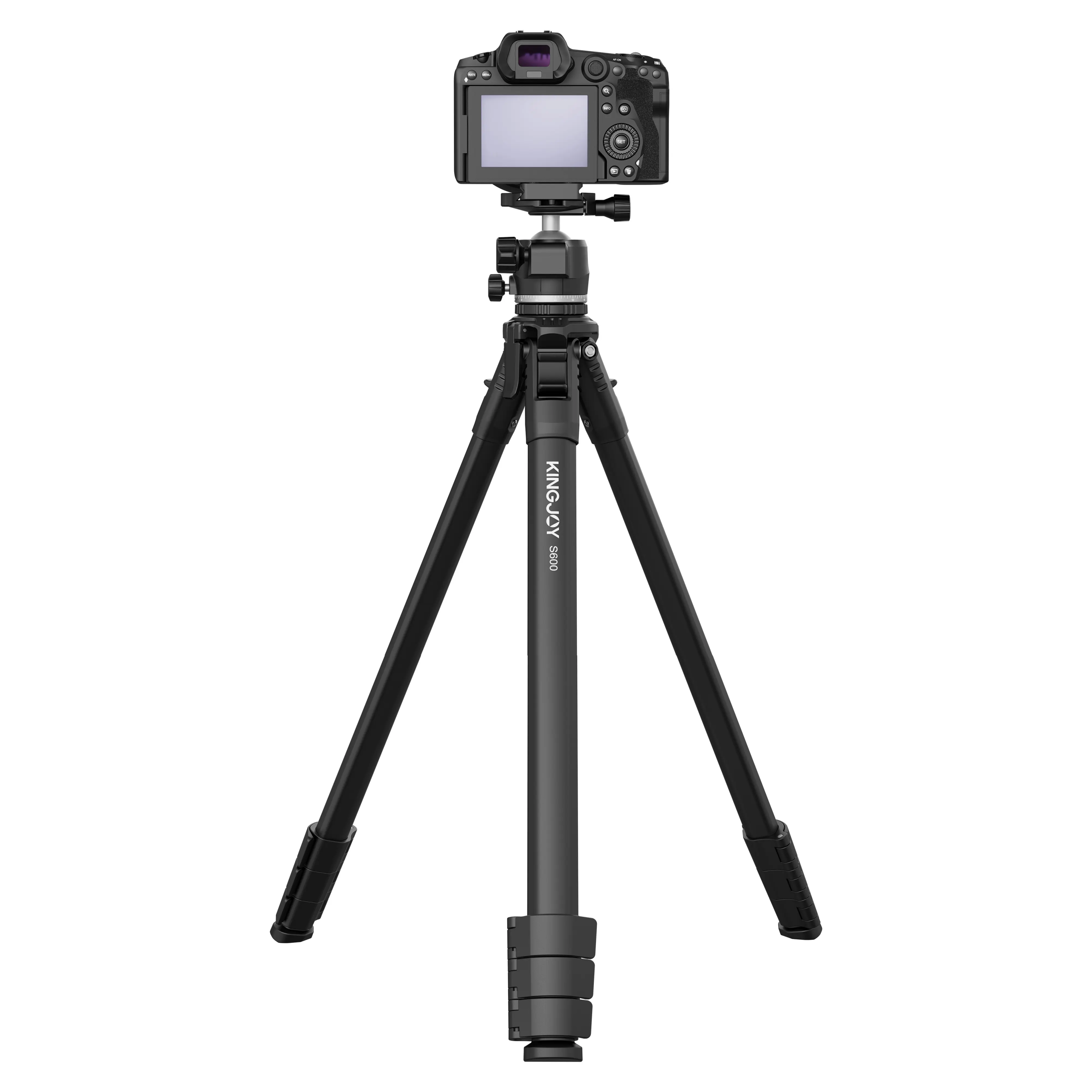 S600+GS10 Professional Tripod Lightweight Compact Aluminum Tripod Stand with 360° Ball Head for Camera Phone - Image 2
