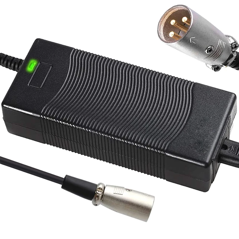 42V 2A Replacement Charger with XLR plug for Electric Scooters and eBike