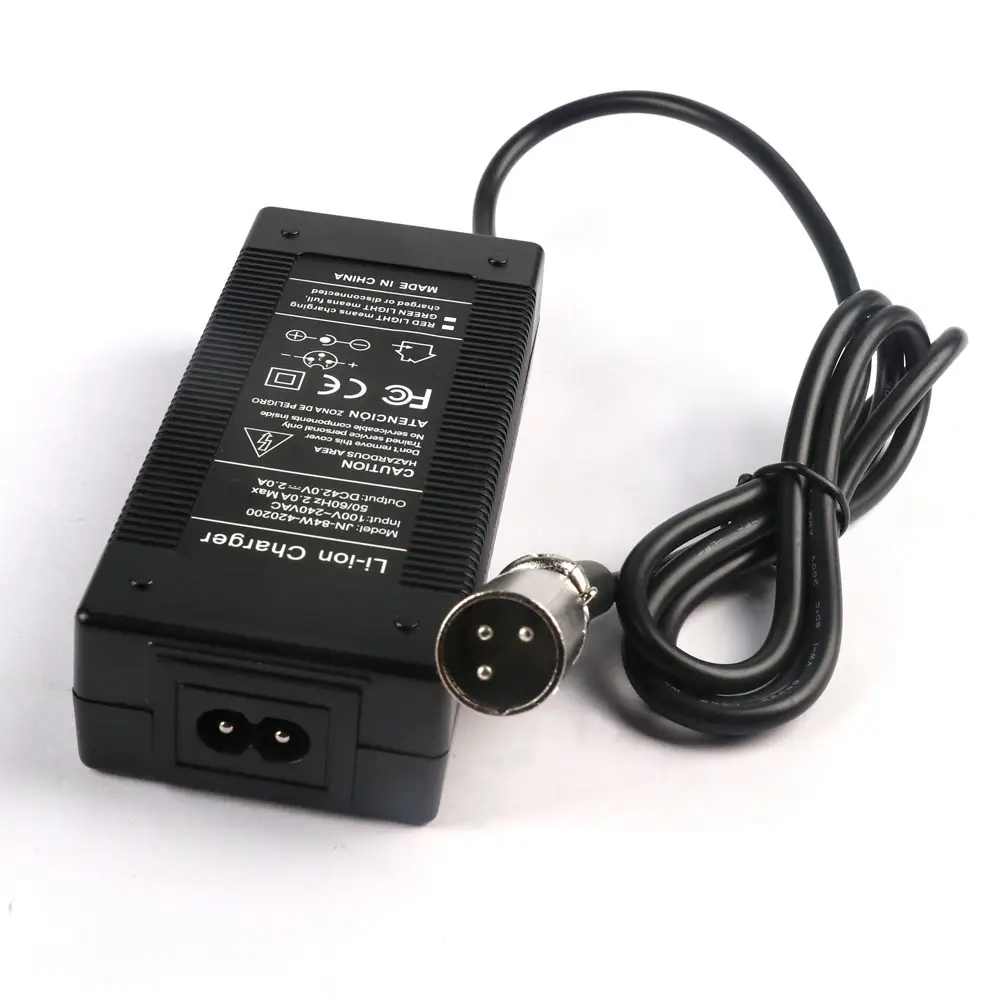 42V 2A Replacement Charger with XLR plug for Electric Scooters and eBike - Image 3