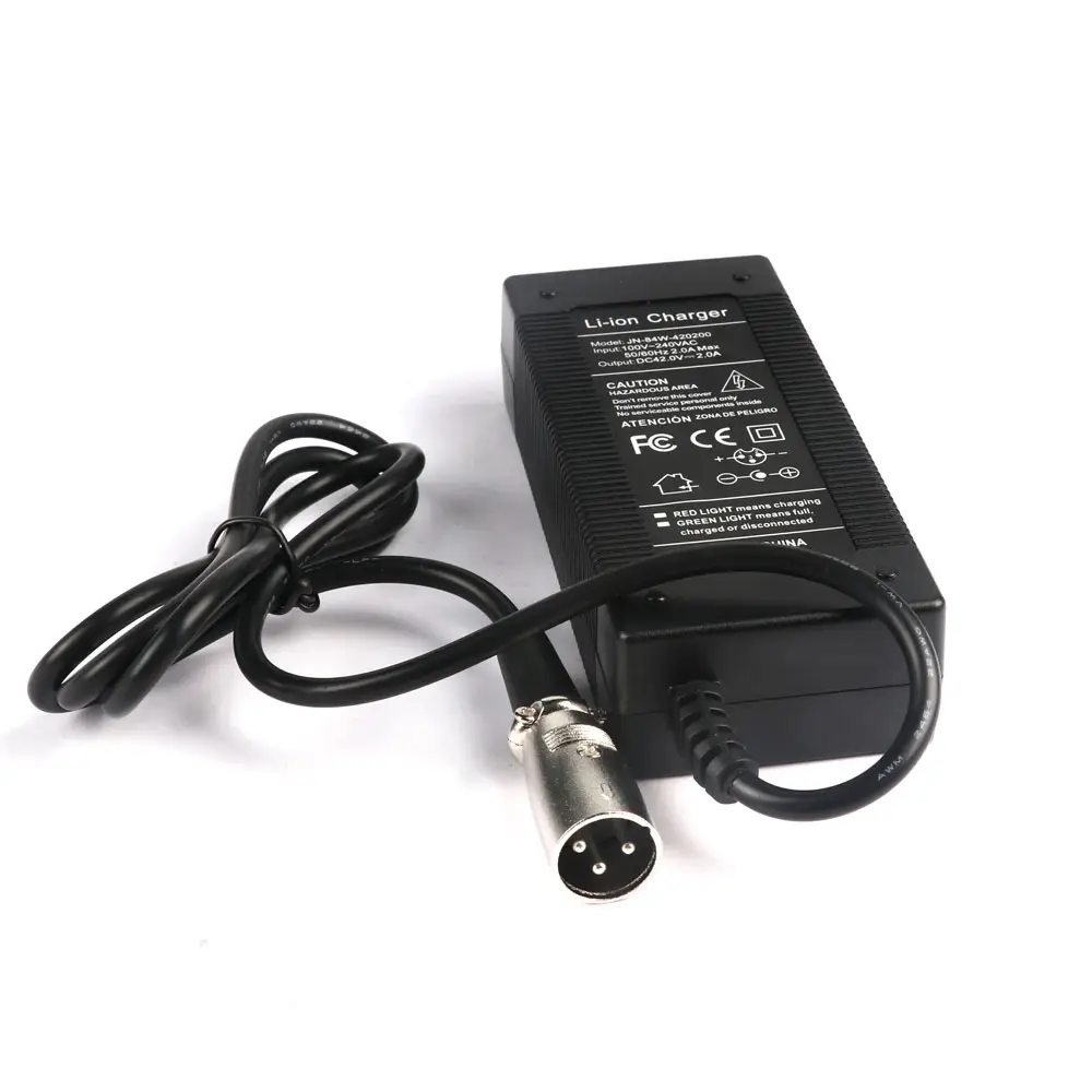 42V 2A Replacement Charger with XLR plug for Electric Scooters and eBike - Image 4