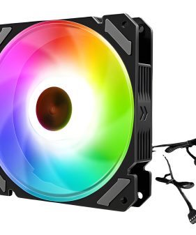 Desktop Computer Case Fan 120mm, High Performance Cooling Fan, 120x120x25mm