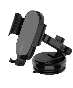LDNIO MW21-1 15W Fast Charge Auto Clamping Wireless Car Charger Phone Holder Retractable Phone Holder for Mobile Phone