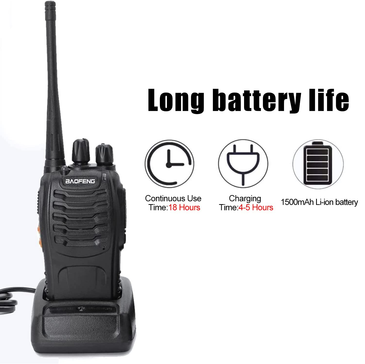 High-Performance Long Range Two Way Radios, BAOFENG BF-888S Walkie Talkies (2-Pack) - Image 3