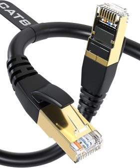 CAT8 Ethernet Cable [16ft. & 4inch], High Speed 40Gbps/2000MHz RJ45 LAN Network Cable