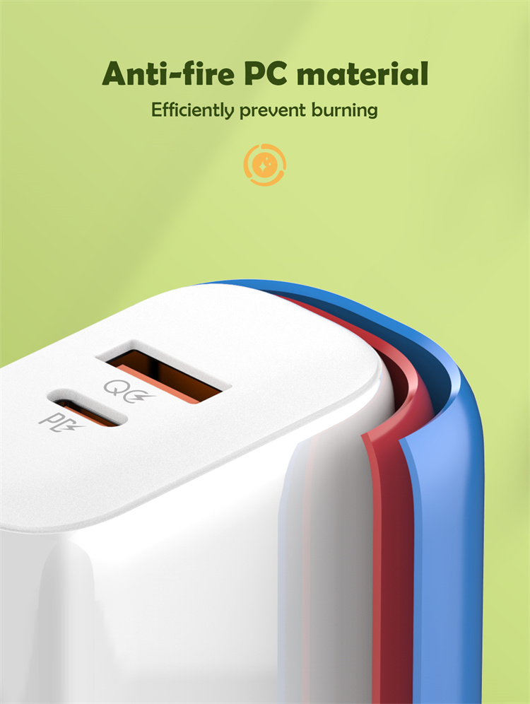 LDNIO A2526C 45W Fast Wall Charger with Smart Chip, PD QC4+ Dual USB Quick Charger - Image 4