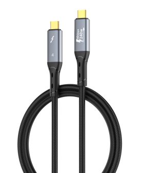 0.5m [1ft. and 7.7inches] 240W Fast Charging USB C to USB C Data Cable, USB4.0 8K@60Hz 40Gbps 48V/5A
