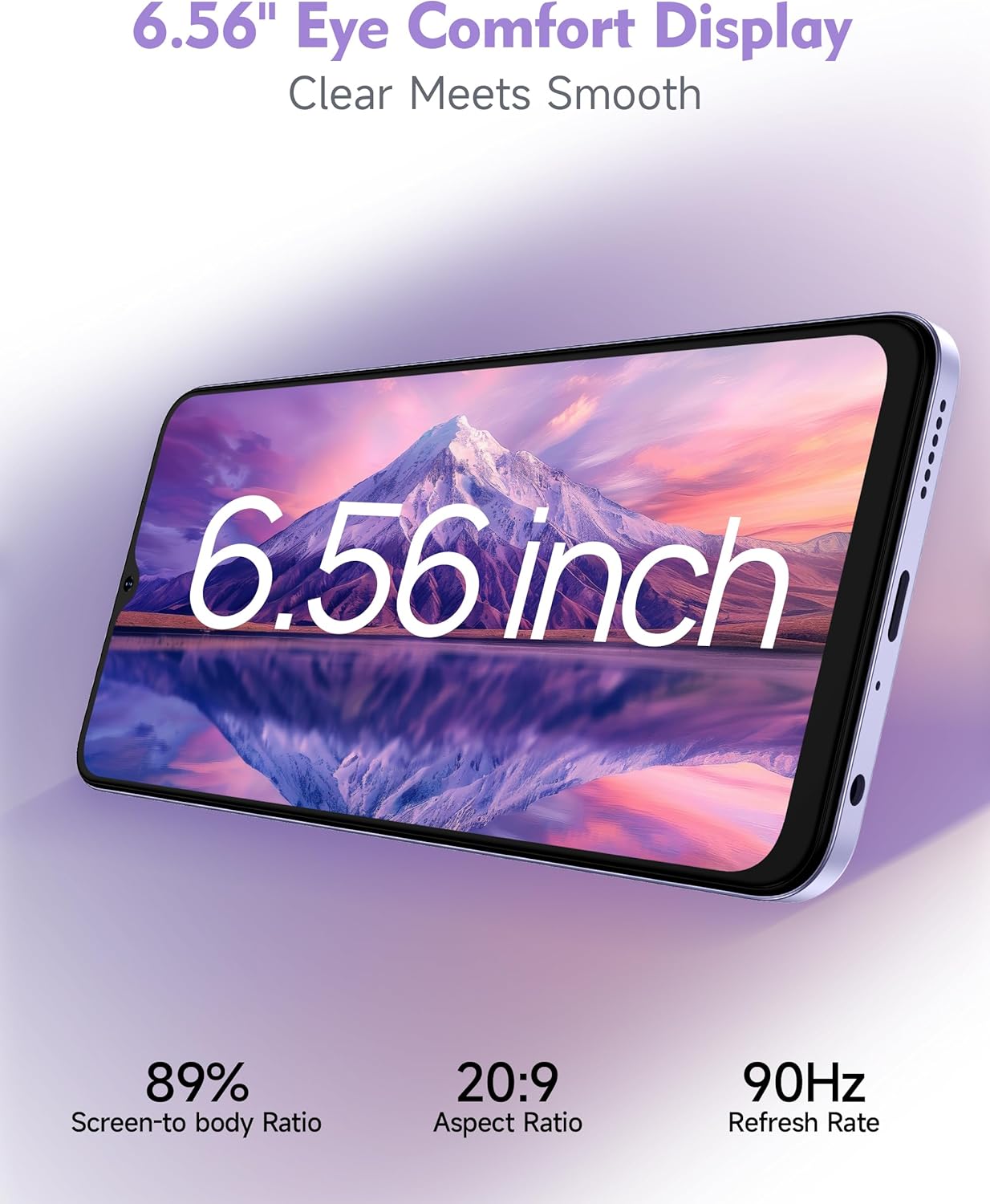 Ulefone Note 21 6.56-inch HD+ Display 4+4GB+128GB ROM Smart Phone 90Hz 13MP Camera 5000mAh Android - Image 3
