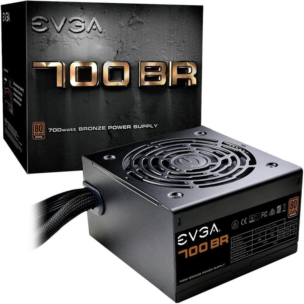 EVGA 700 BR, 80+ Bronze 700W Power Supply 100- BR-0700-K1