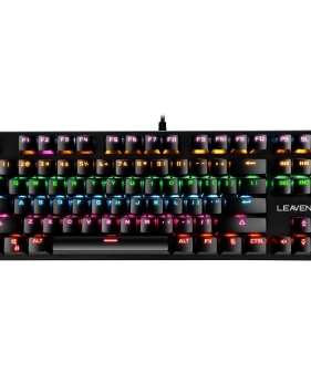 K550 87 Key Mechanical Keyboard Blue Switch with RGB Backlit for Desktop Laptop PC Computer