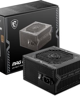 MSI 650W Desktop Power Supply, Non-Modular, 80+ Bronze, Low-Noise Fan, Active PFC Design