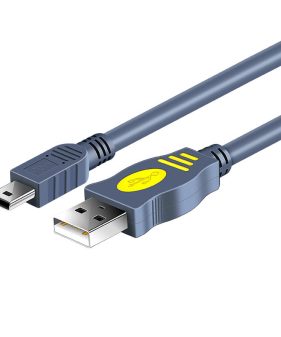 Mini USB2.0 Data Cable T-port Driving Recorder Power Cord Mobile Hard Disk MP3 Data Connection Cable, 5ft.
