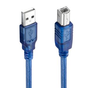 5Ft USB 2.0 Printer Cable, USB 2.0 Type A Male To USB B Male Cable